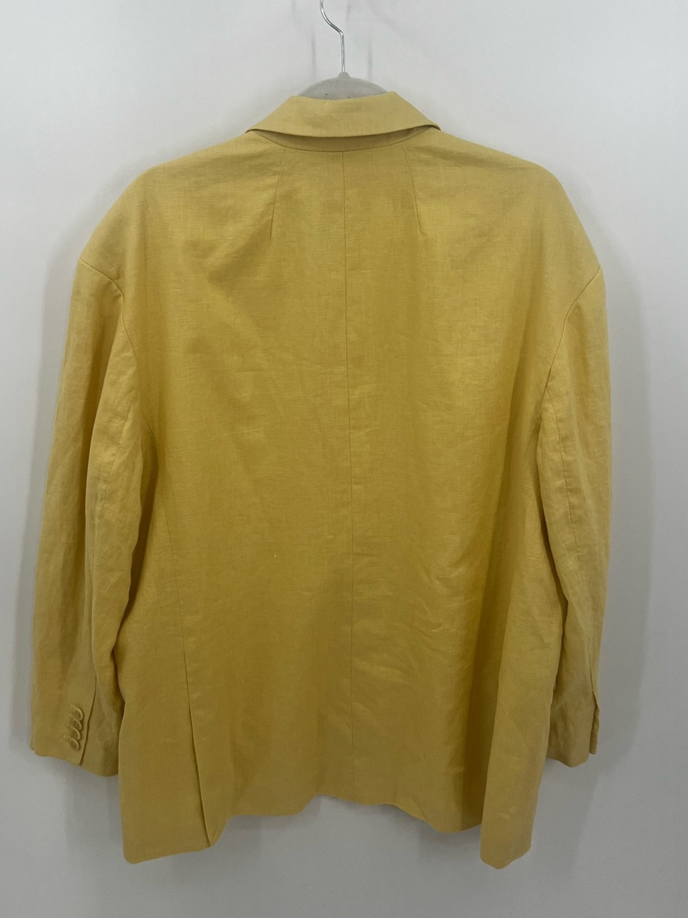 Madewell the Oversized Yellow Linen Blazer - Picture 3 of 14